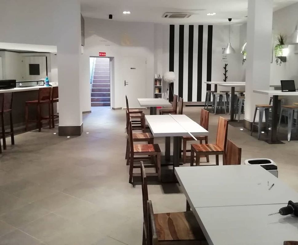 Salón decorado